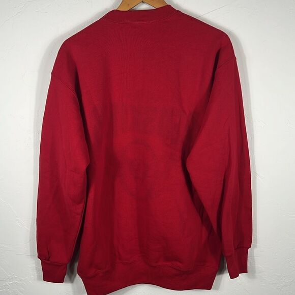 🔥🏈 “NWT” Vintage WASHINGTON REDSKINS Nutmeg RARE Crewneck Sweatshirt - Sz Lg - Picture 7 of 11